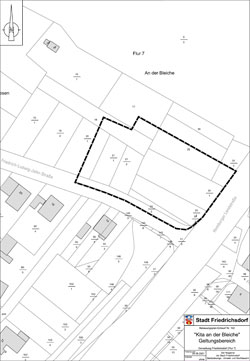 Geltungsbereich B-Plan 142 Kita an der Bleiche