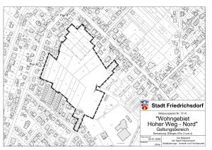 B-Plan Wohngebiet Hoher Weg-Nord