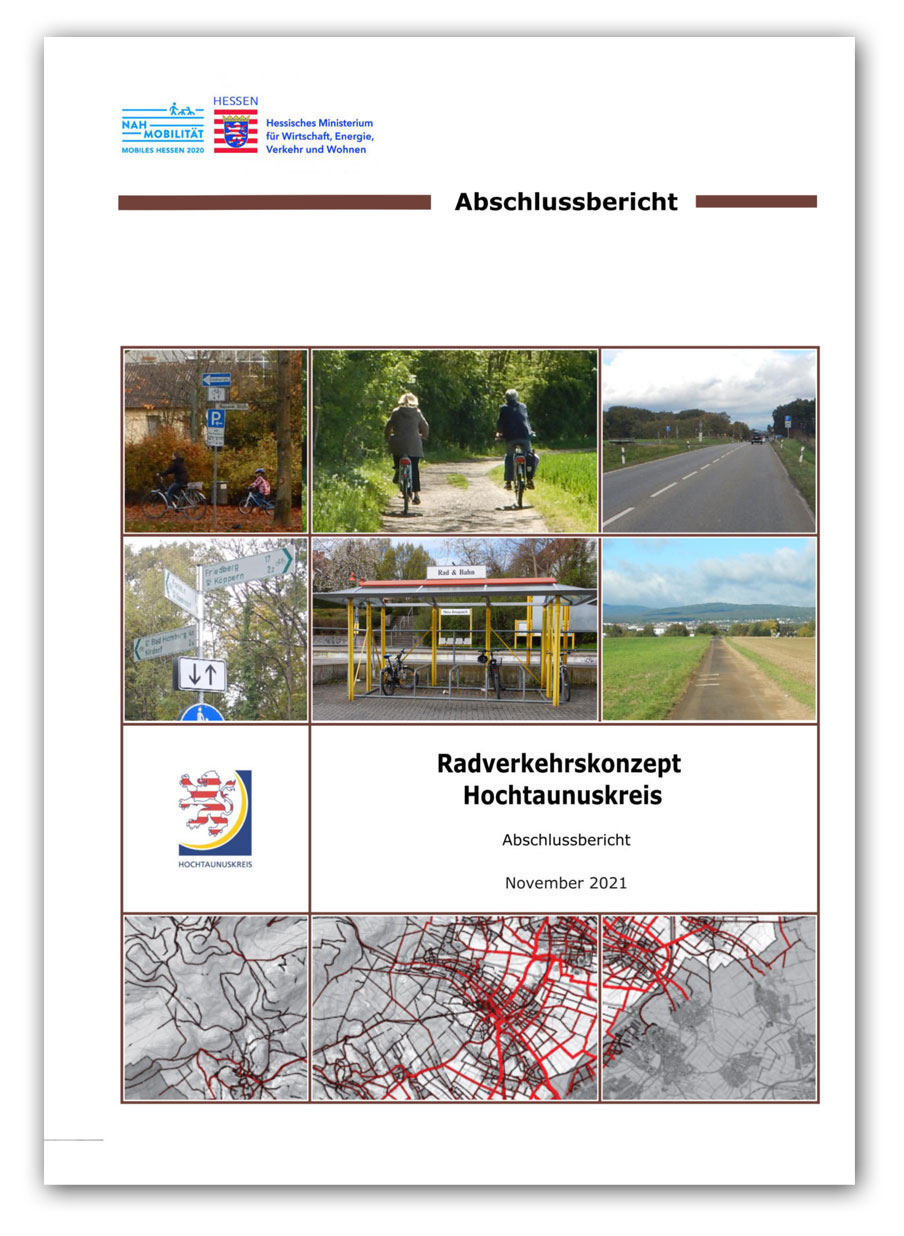 Abschlussbericht Radverkehrskonzept Hochtaunuskreis November 2021  